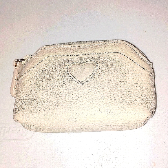 Brighton Handbags - BRIGHTON CREAM LEATHER COIN PURSE VERY CLEAN EUC